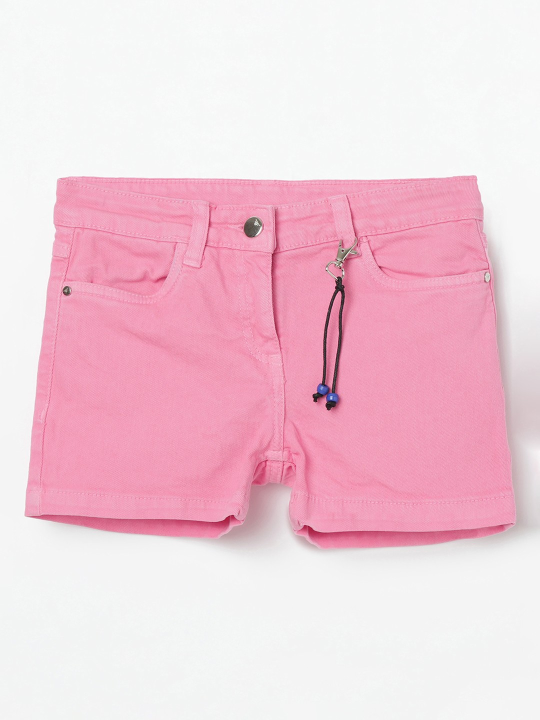 

Fame Forever by Lifestyle Girls Pink Solid Regular Fit Denim Shorts