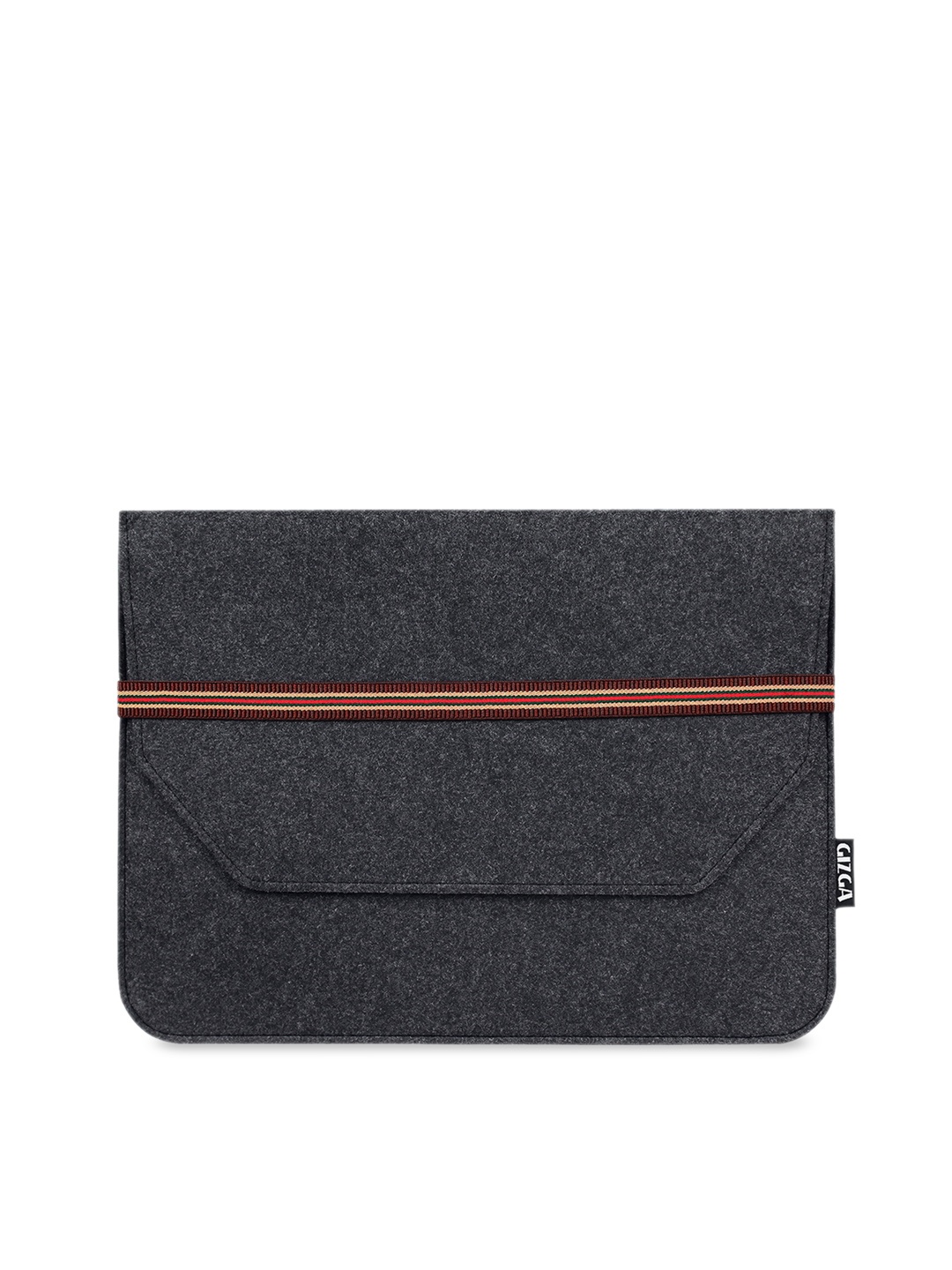 Gizga Essentials Unisex Slate Grey Textured 14 Inch Laptop Bag