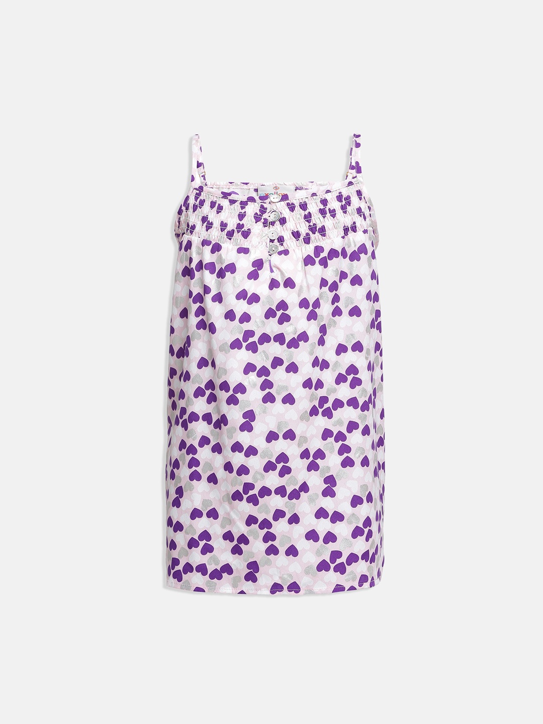 

Oxolloxo Girls White Printed Top