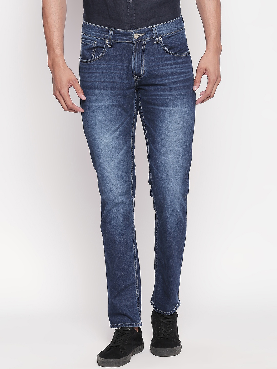 

SPYKAR Men Blue Skinny Fit Mid-Rise Clean Look Jeans