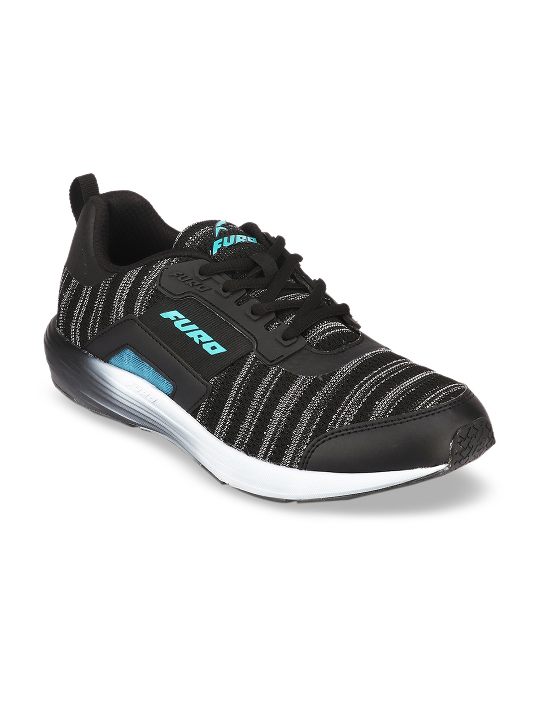

FURO by Red Chief Men Black Running Shoes