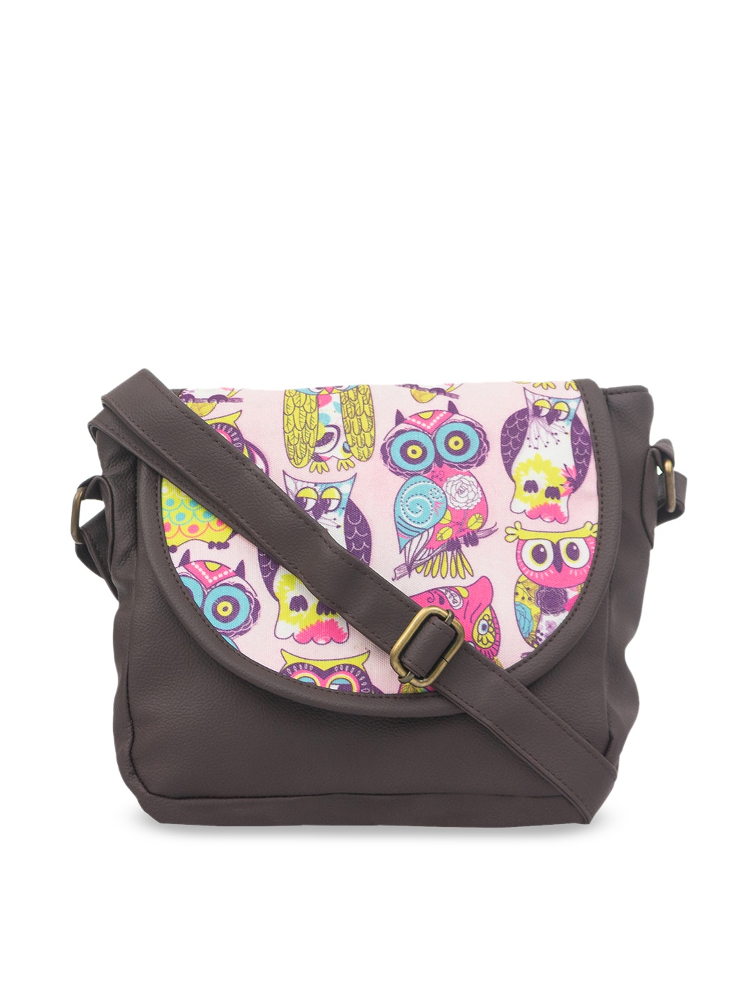 

BandBox Grey Printed Sling Bag
