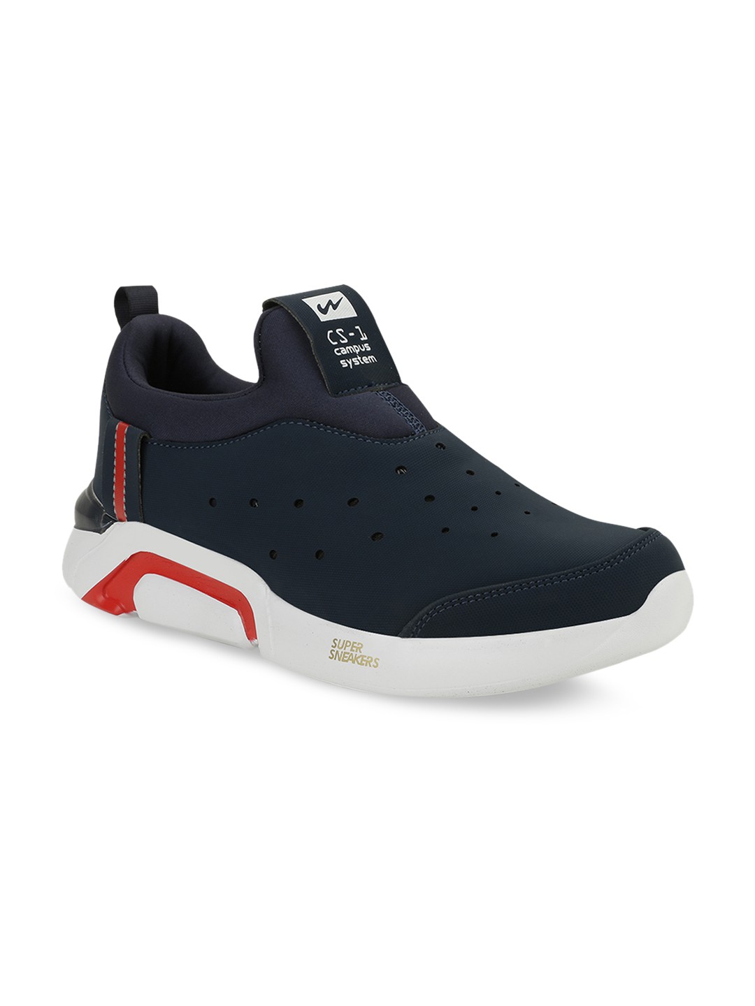 

Campus Men Navy Blue & Red Fiktion Running Shoes