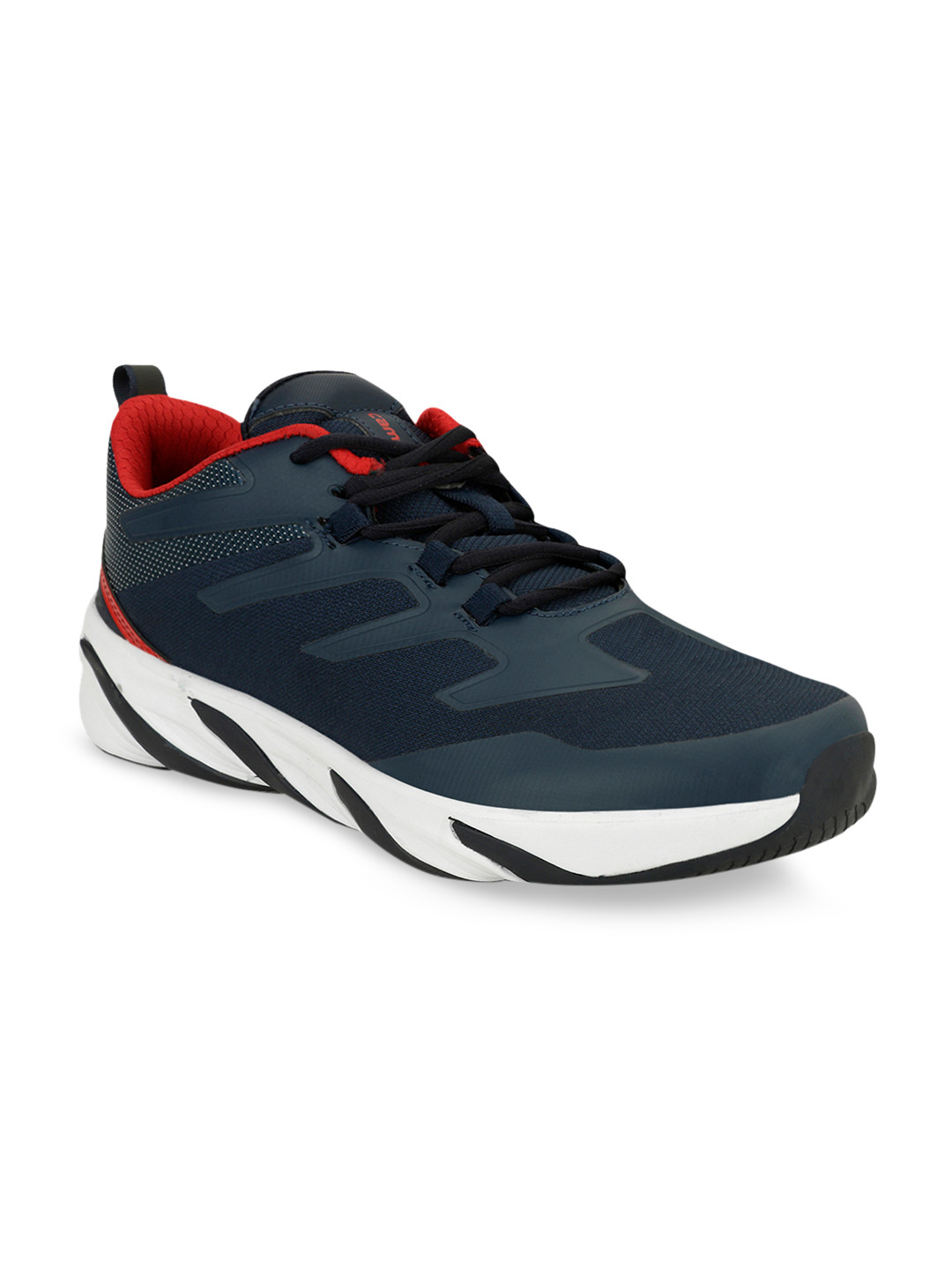 

Campus Men Navy Blue & Red Avenger Mesh Running Shoes