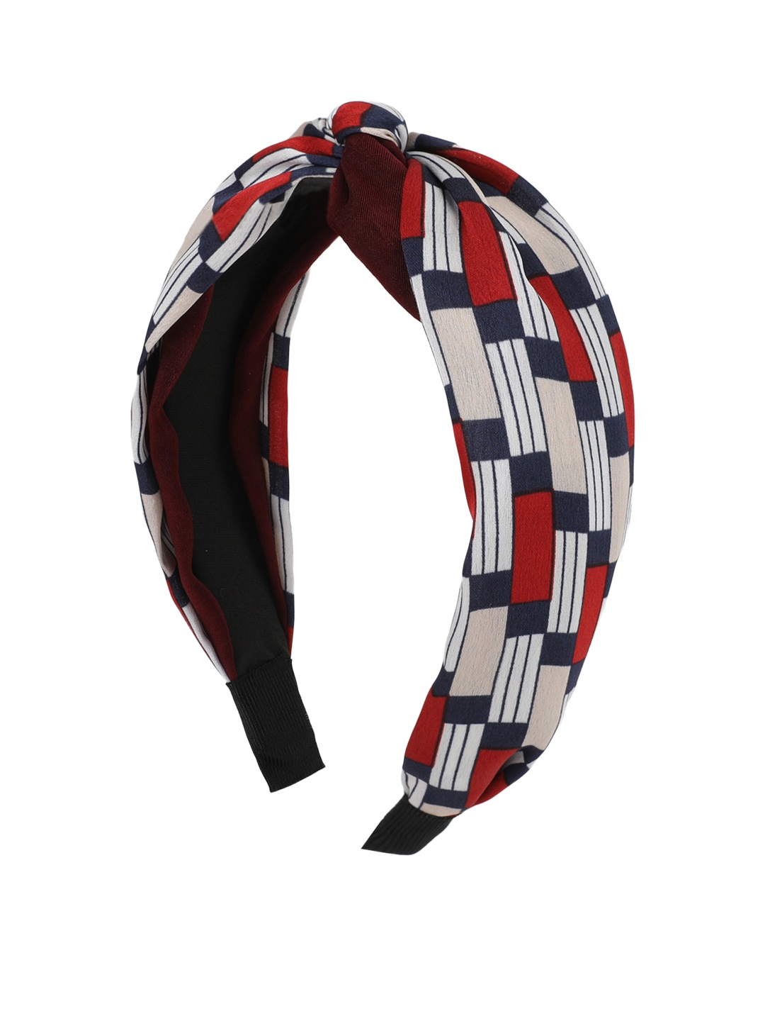 

Kazo Women Off-White & Red Printed Hairband