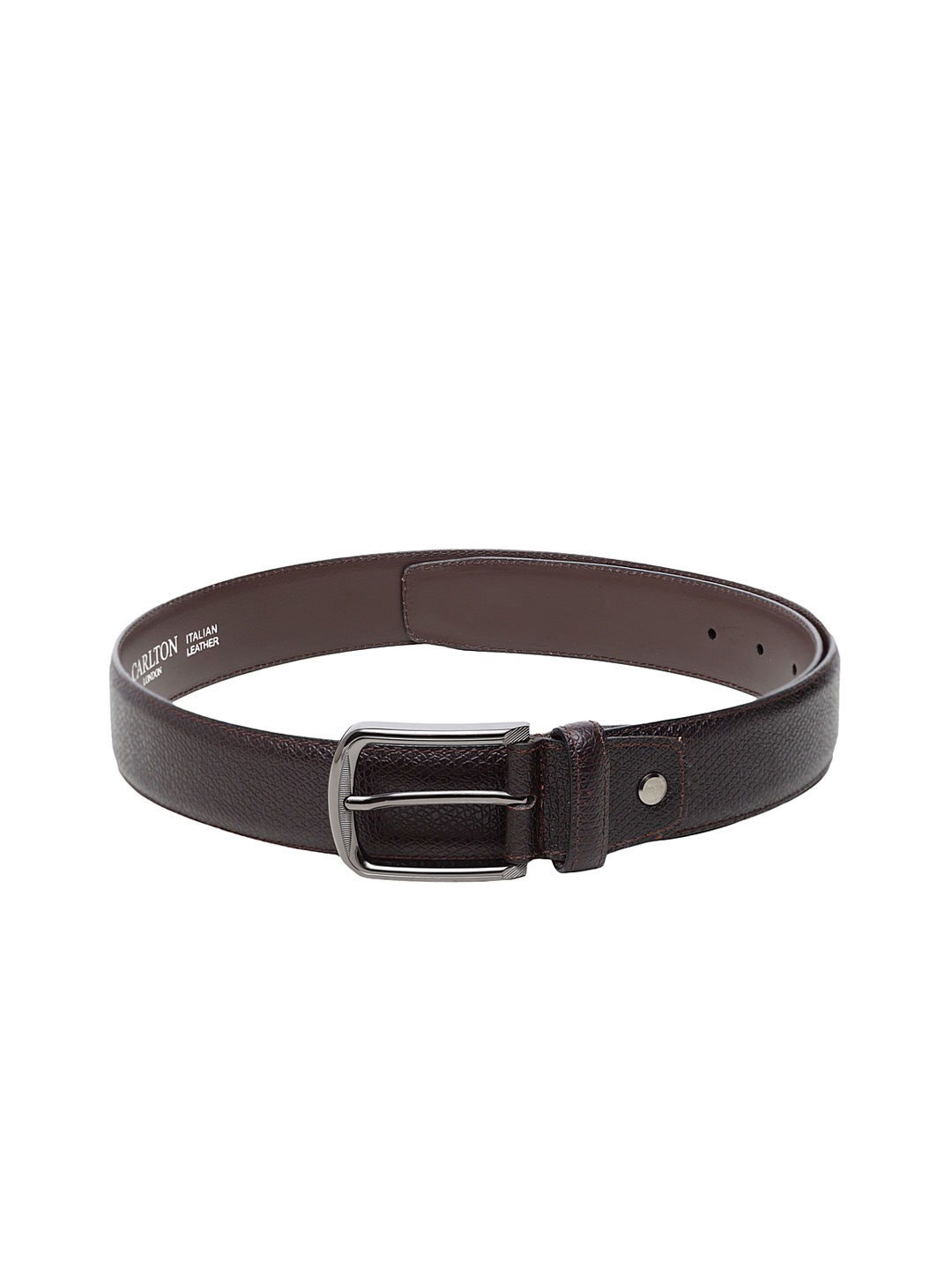 

Carlton London Men Brown Solid Belt