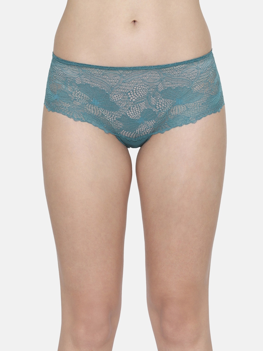 

Triumph Lace Spotlight Modern Medium Coverage Bandeau Brief, Teal