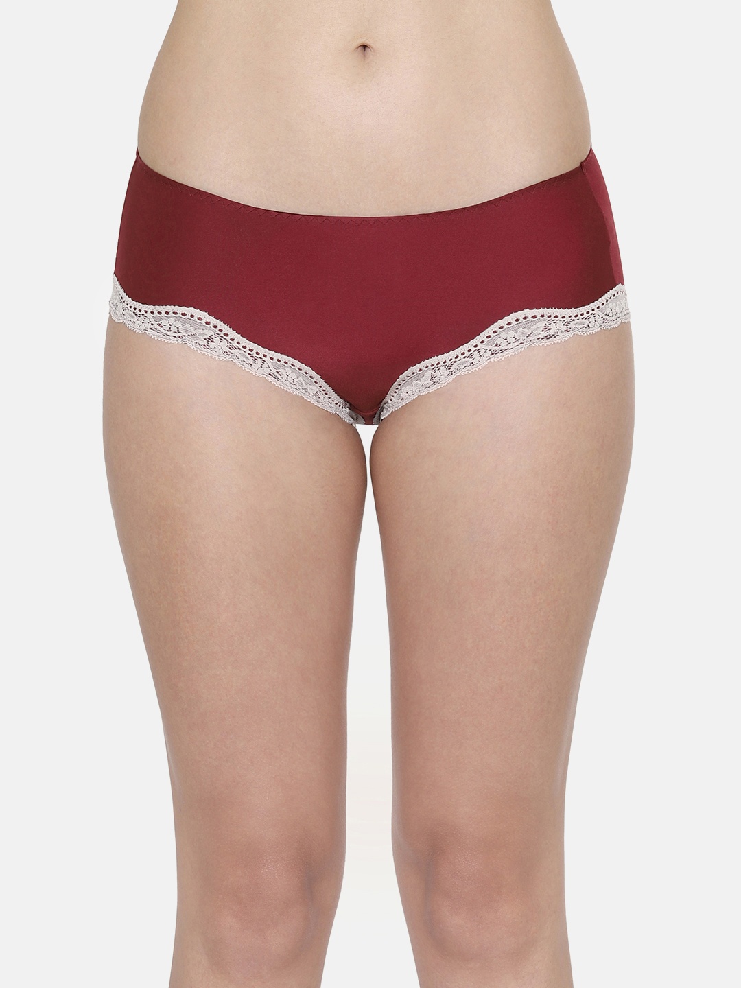 

Triumph Stretty 124 Hipster Independent Everyday Lace Brief - Pack of 2, Maroon