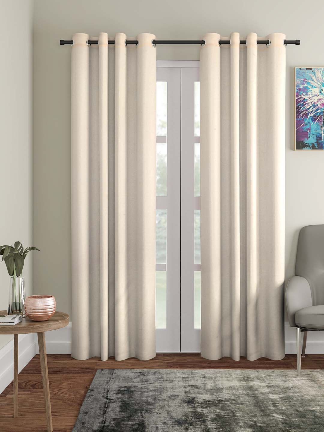 

Soumya Beige Single Door Curtain