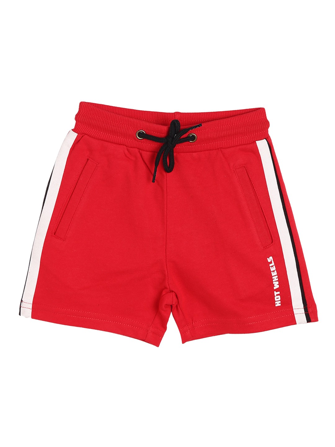 

toothless Boys Red Striped Regular Fit Regular Shorts