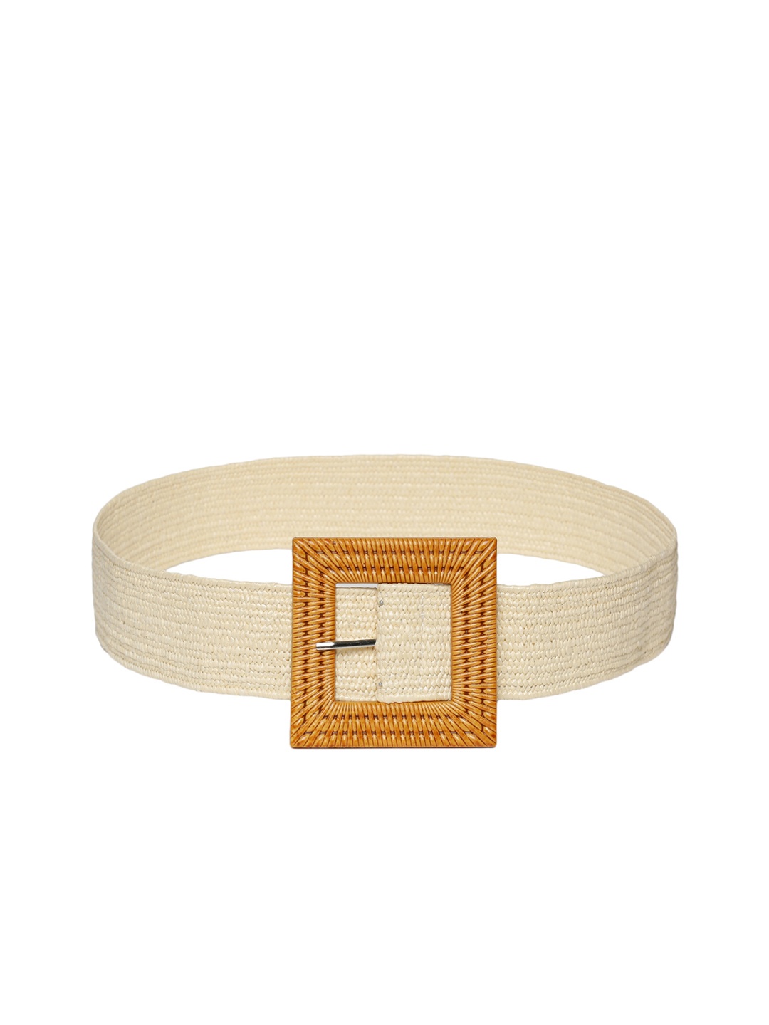 

CRUSSET Women Cream-Coloured Textured Belt