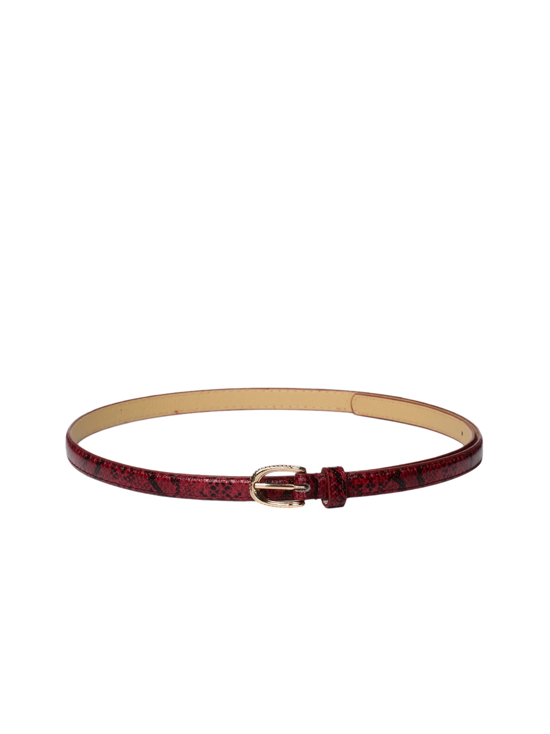 

CRUSSET Women Maroon Textured Belt