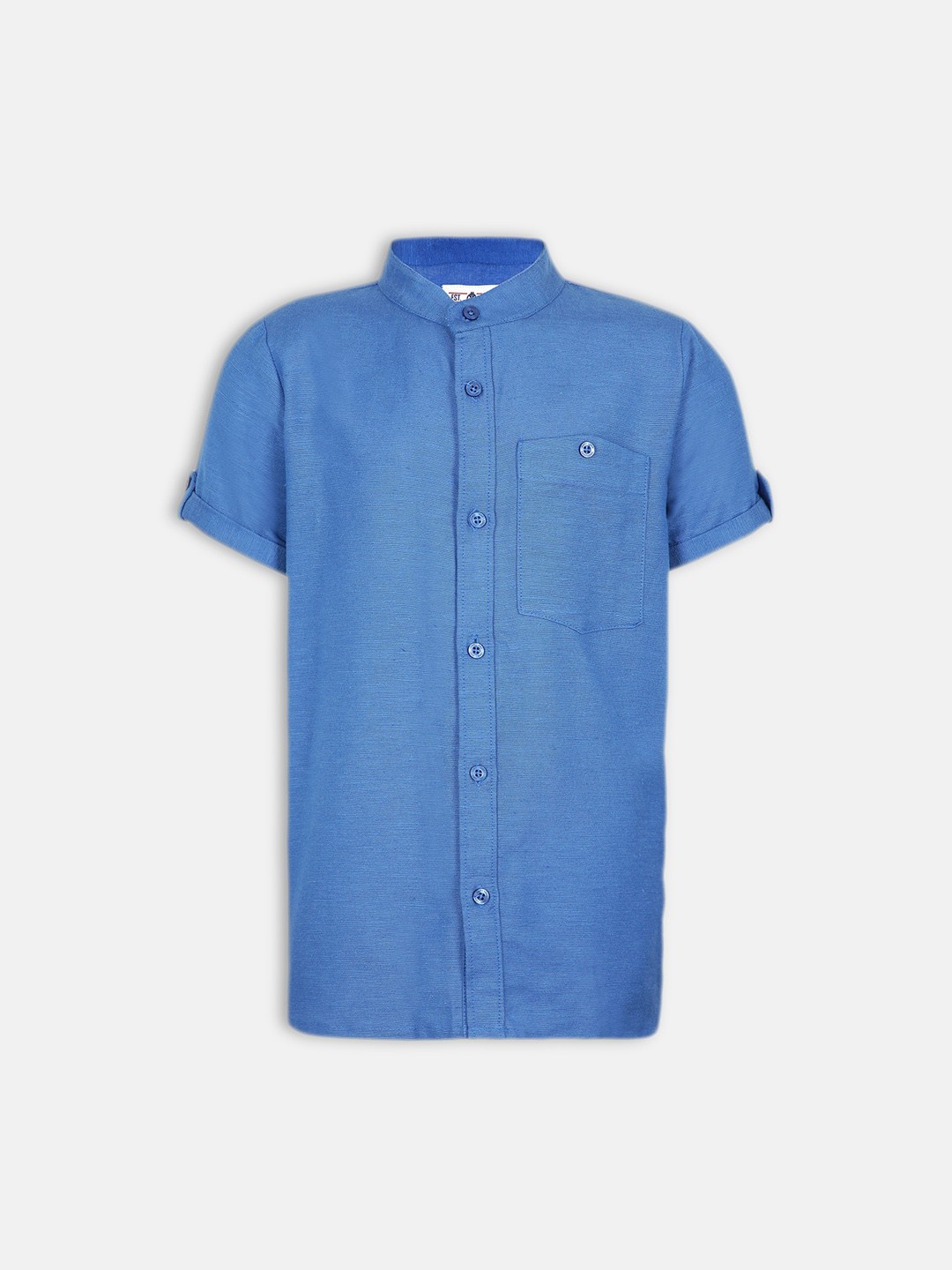 

Oxolloxo Boys Blue Comfort Regular Fit Self Design Casual Shirt