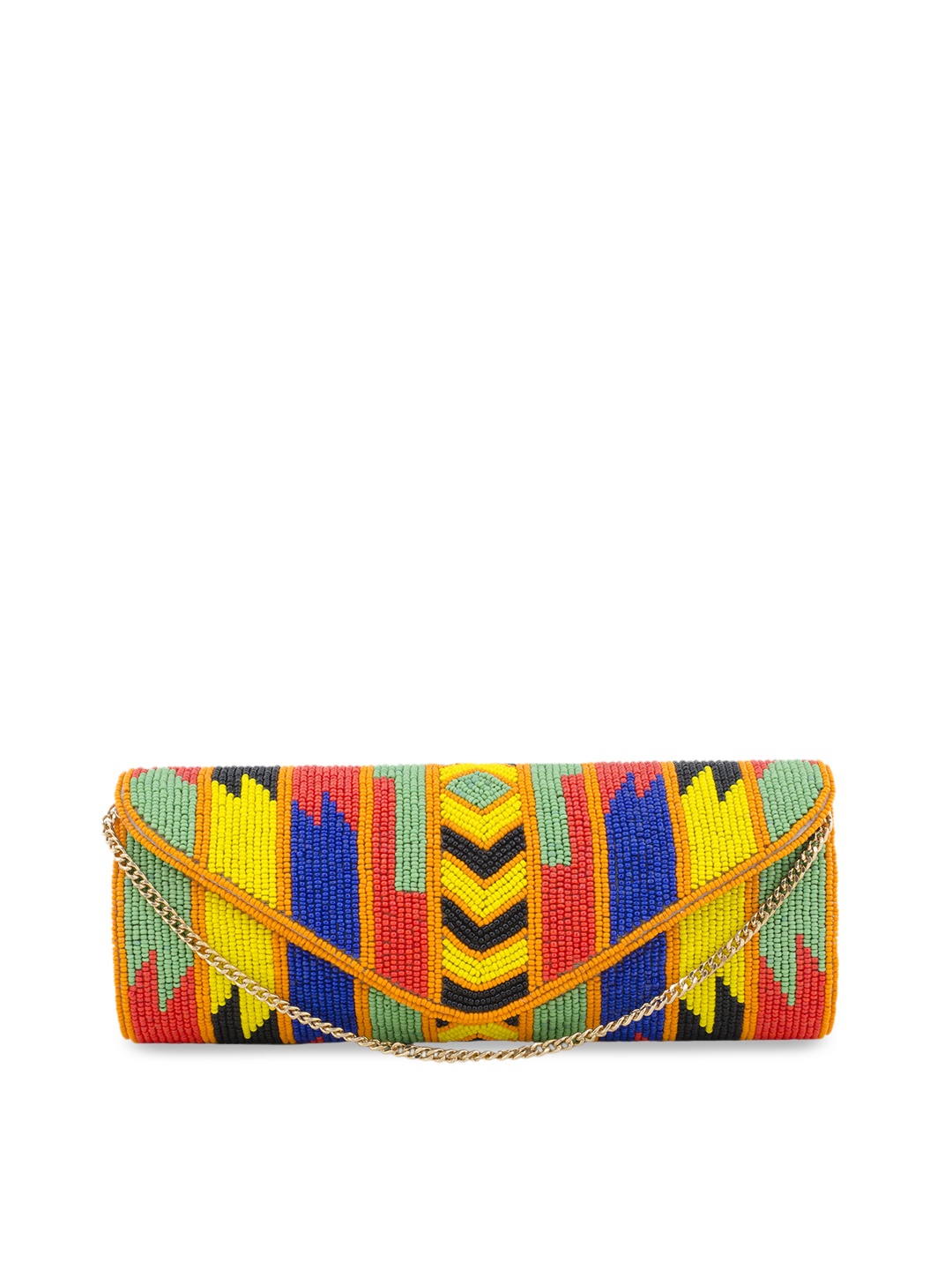 

Tarini Nirula Red & Blue Embellished Envelope Clutches