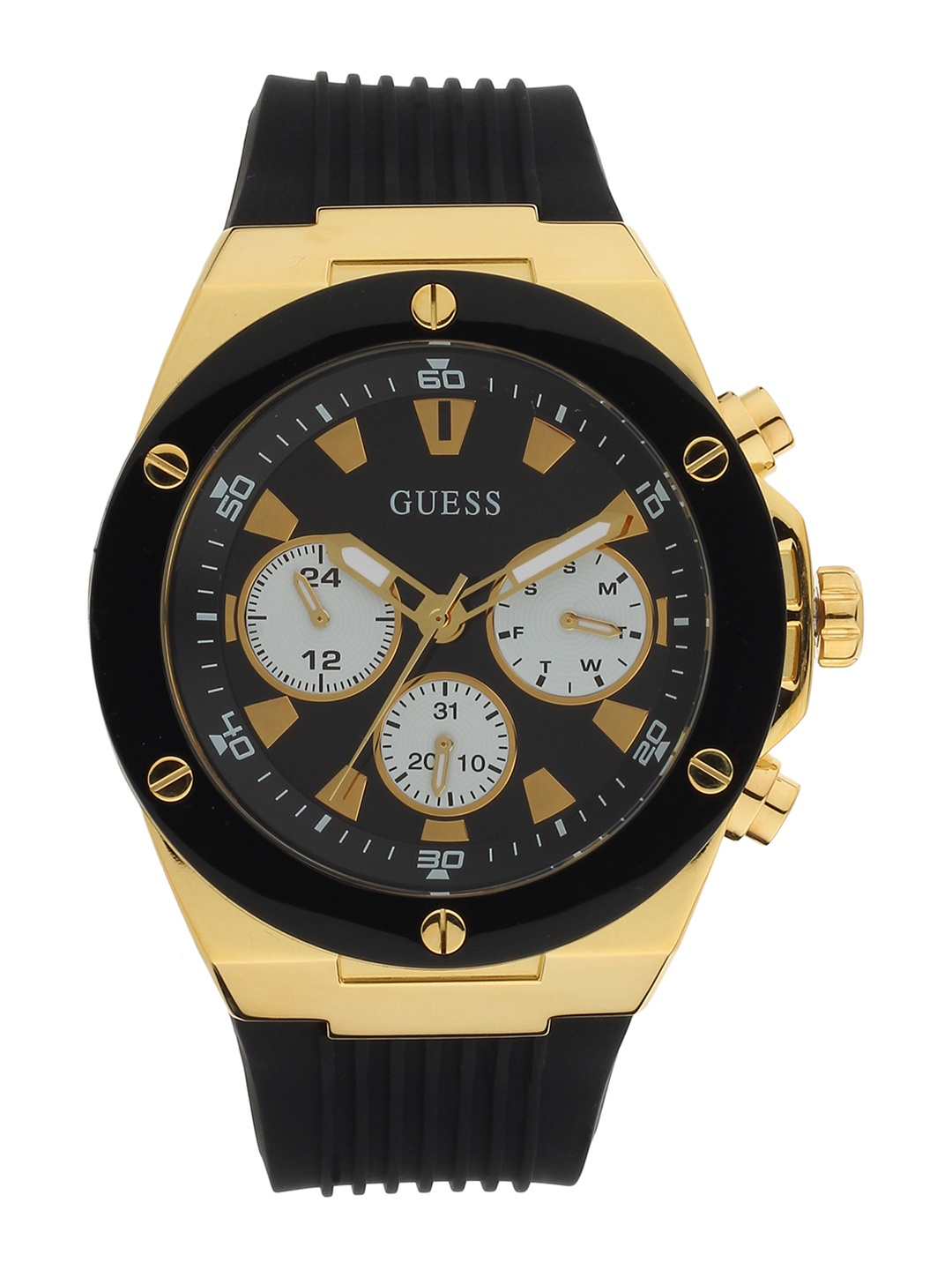 

GUESS Men Black Analogue Watch GW0057G1