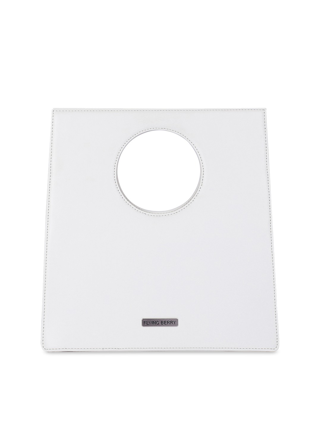 

FLYING BERRY White Solid Handheld Bag
