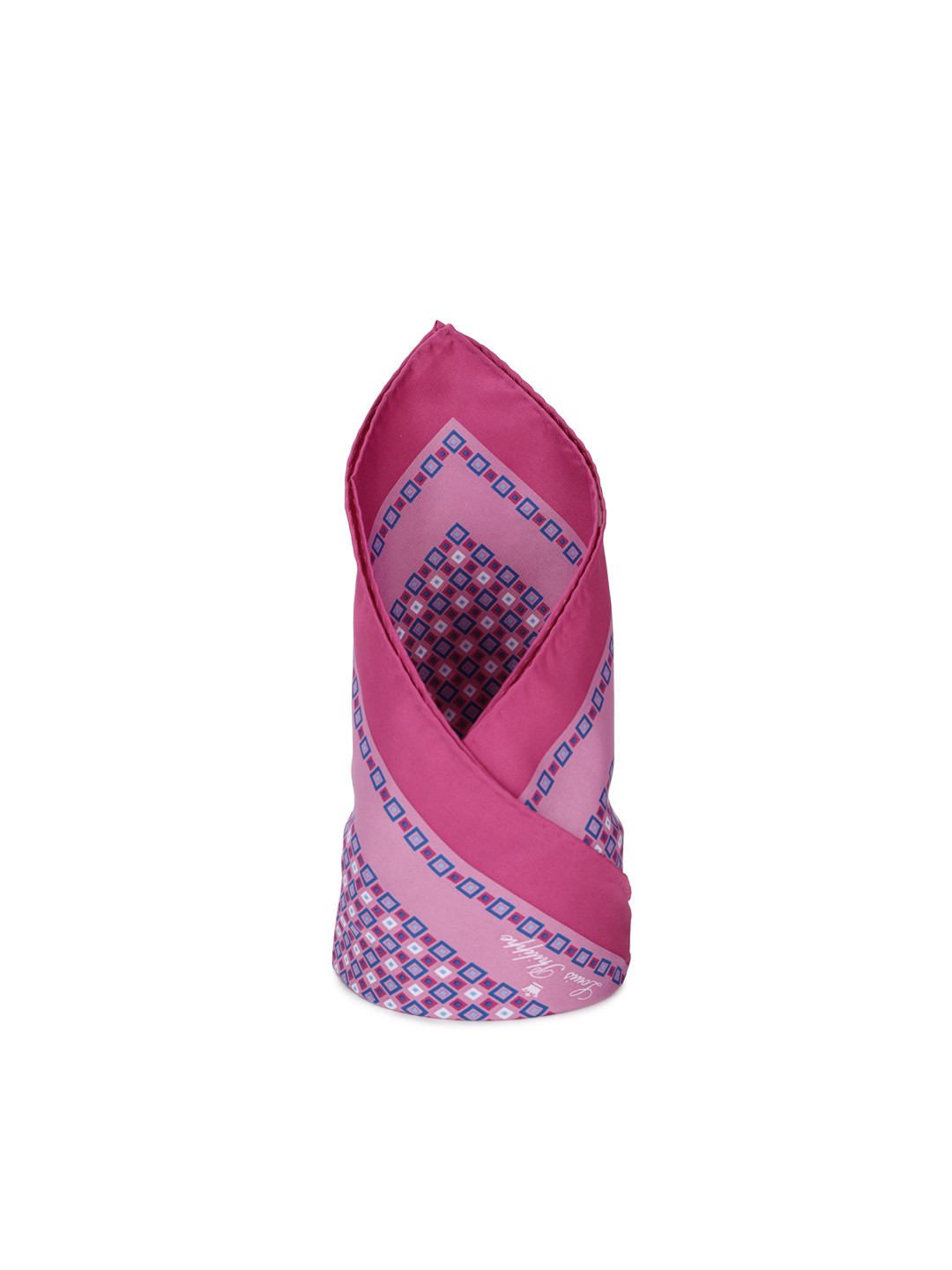

Louis Philippe Men Pink Printed Pocket Square