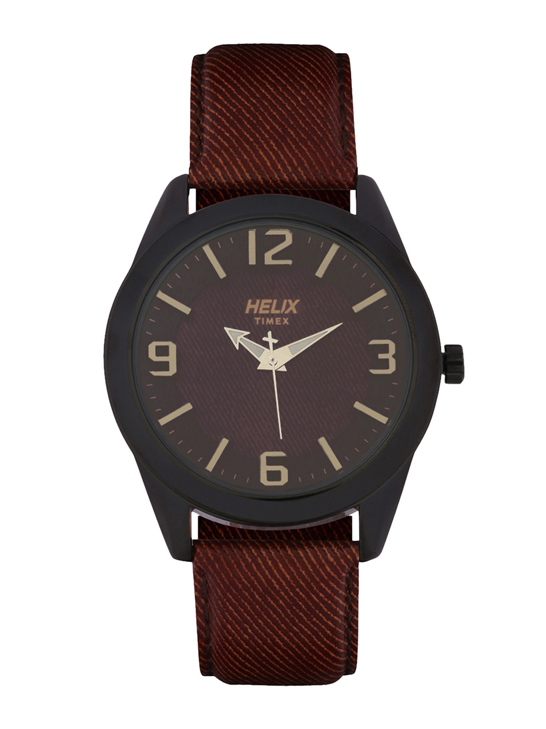 

Helix Men Brown Analogue Watch