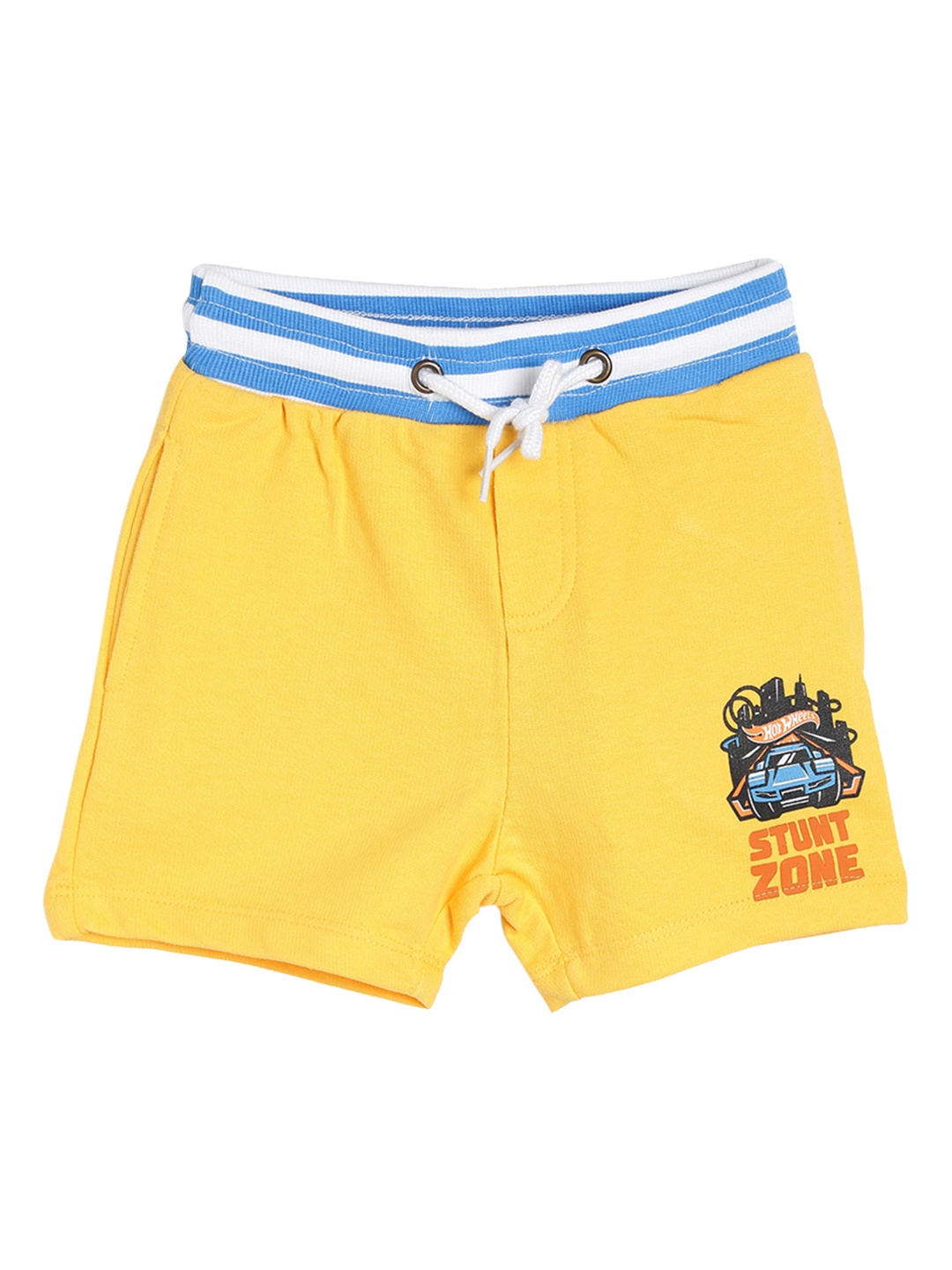 

toothless Boys Yellow Hot Wheels Printed Regular Fit Regular Shorts