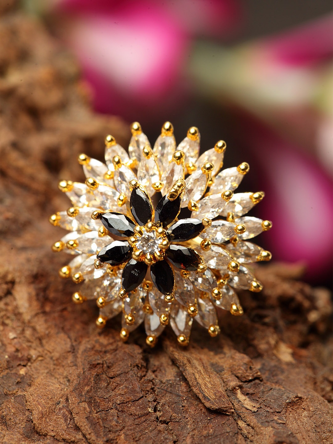 

Bhana Fashion Women Gold Plated Handcrafted Finger Ring