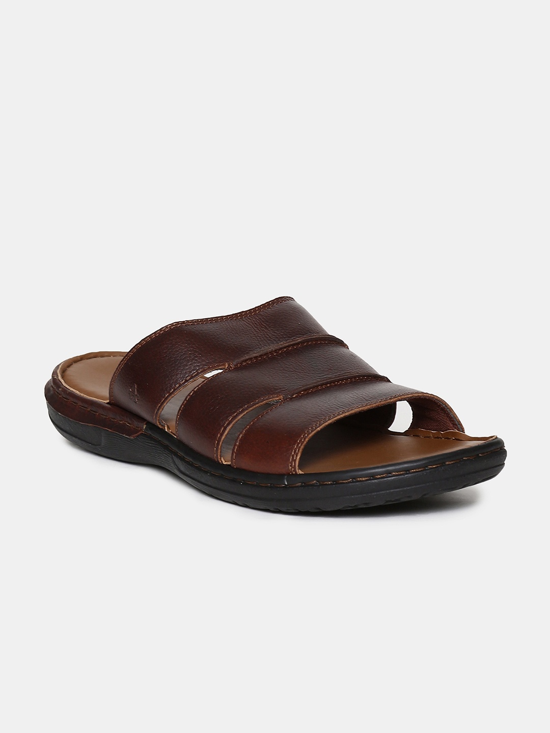 

Arrow Men Brown Leather Comfort Sandals