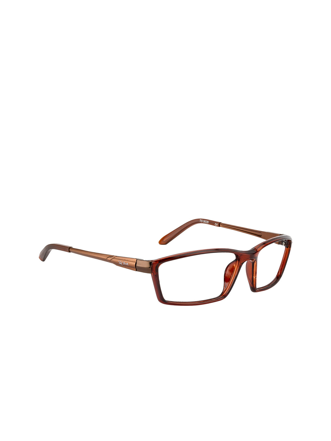 

Ted Smith Unisex Brown Solid Full Rim Wayfarer Frames Eyeglasses