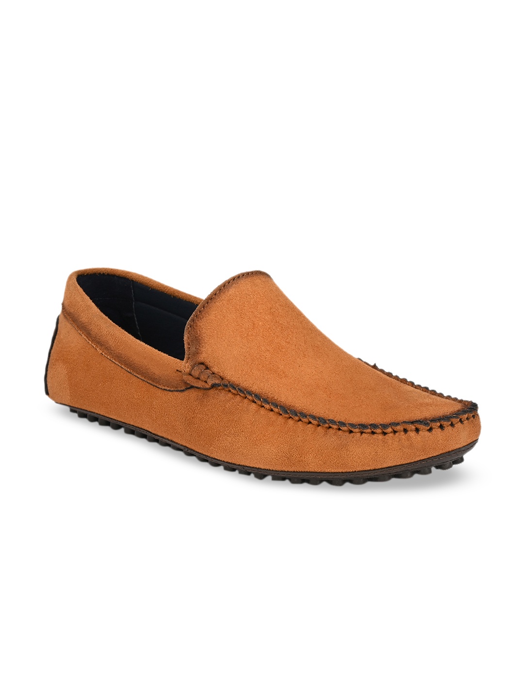 

Ferraiolo Men Tan Brown Driving Shoes