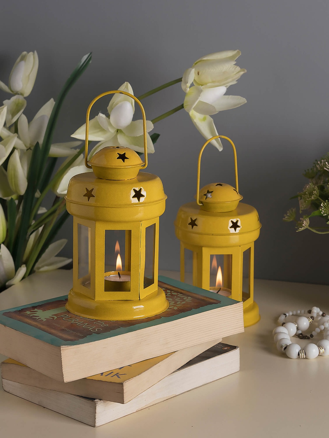 

Homesake Set of 2 Light Hanging Lantern, Yellow