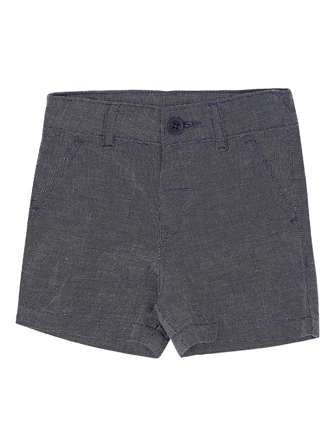 

Pantaloons Baby Boys Blue & White Printed Regular Fit Regular Shorts