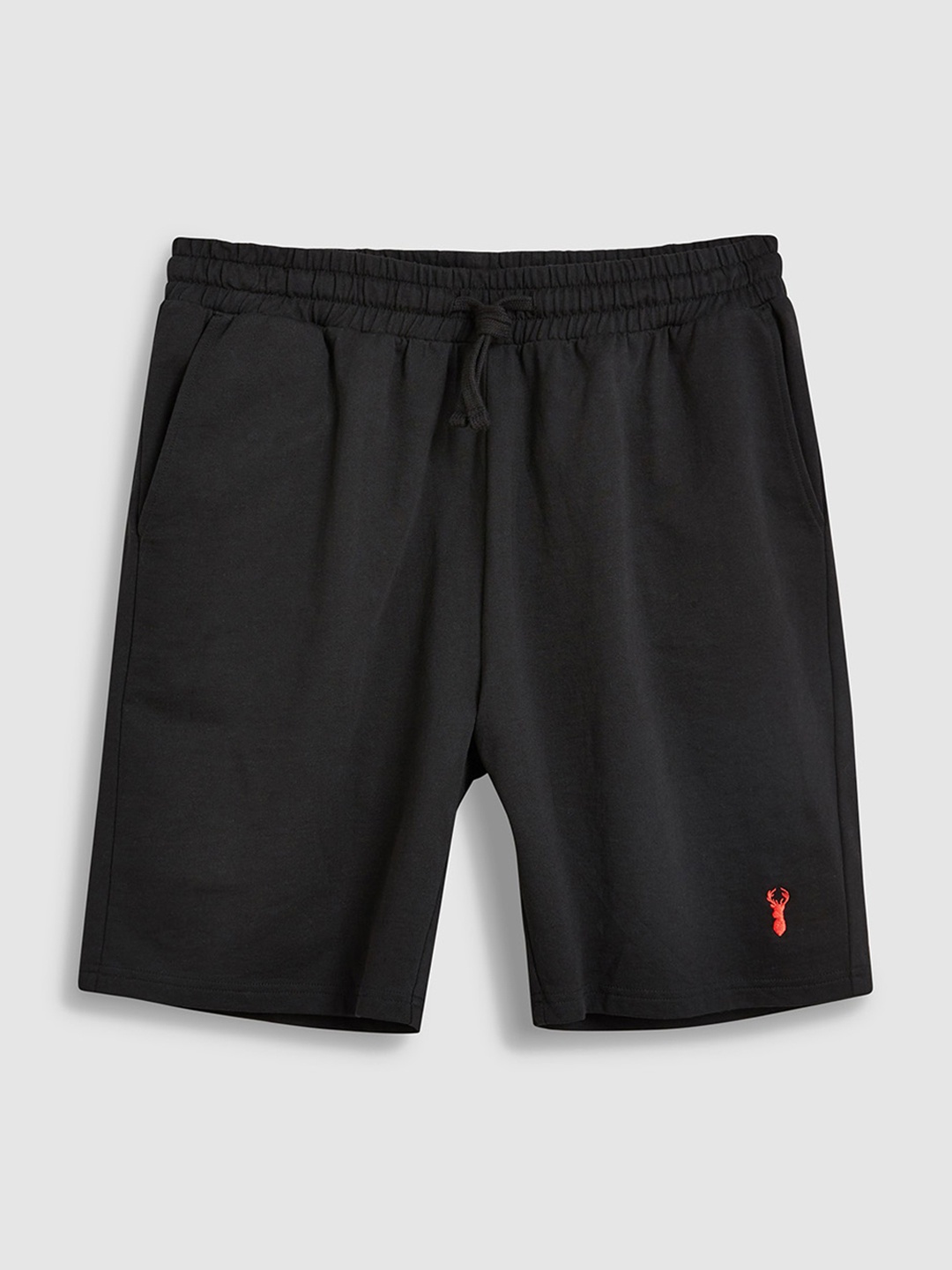 

NEXT Men Black Solid Regular Fit Regular Shorts