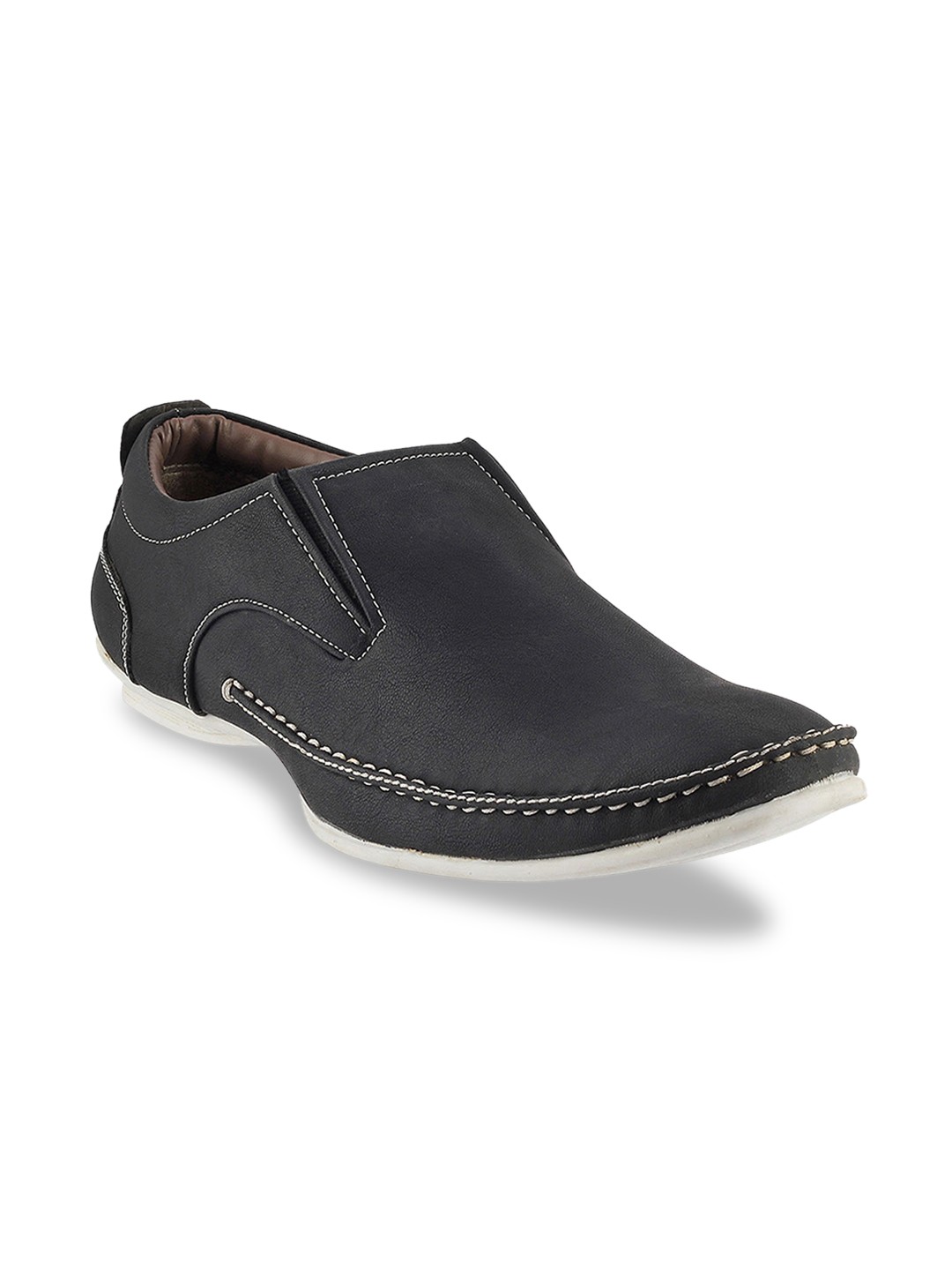 

WALKWAY by Metro Men Black Slip-On Sneakers