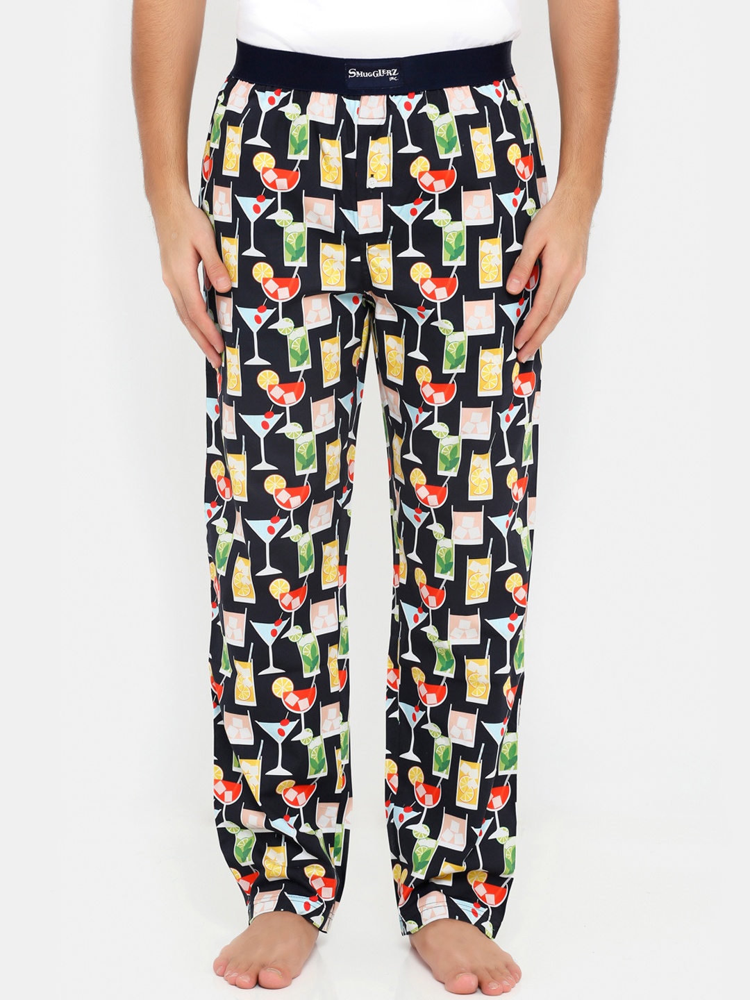 

Smugglerz Men Printed Lounge Pants, Multi