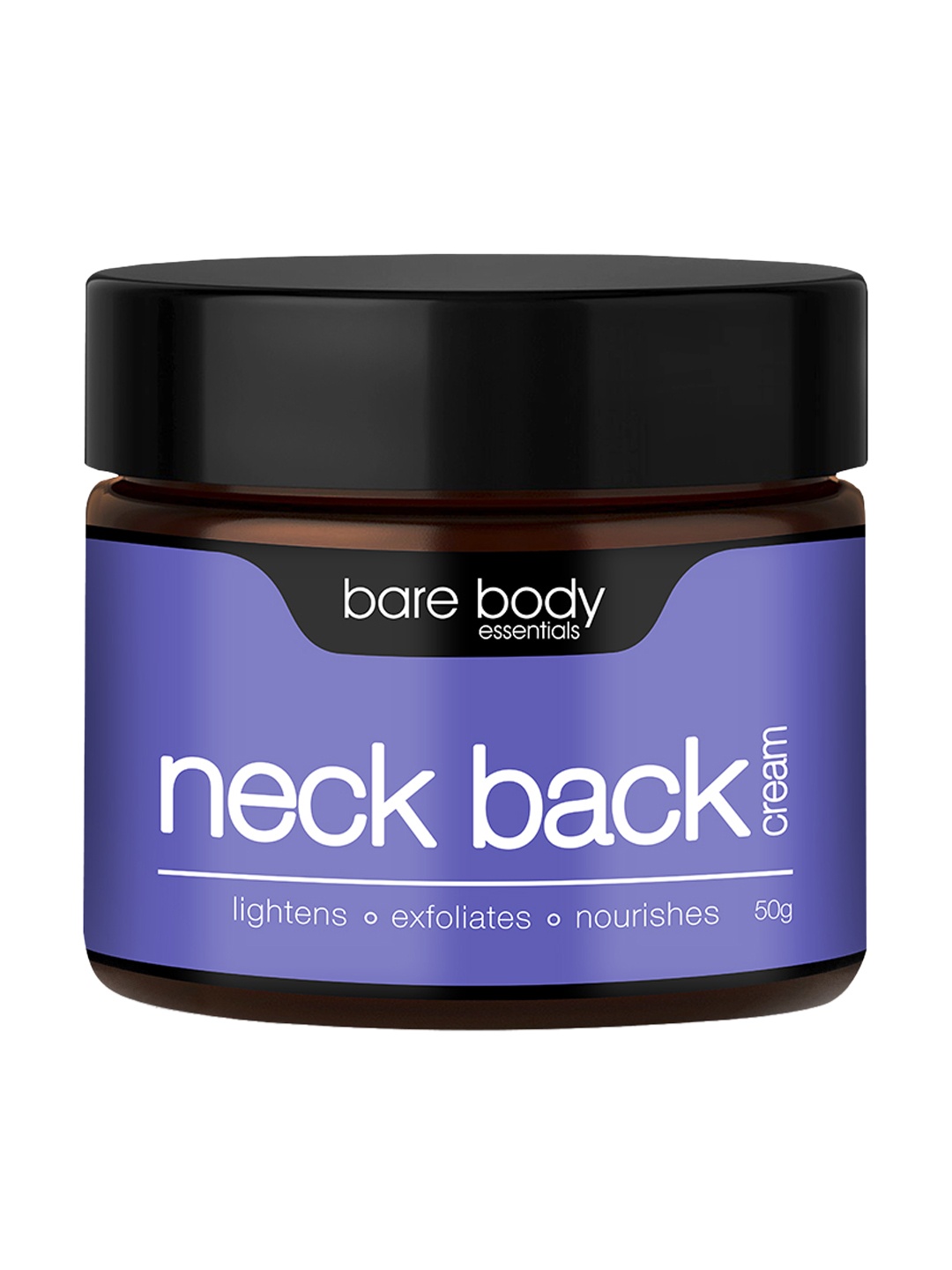

bare body essentials Neck Back Cream 50 g, Black