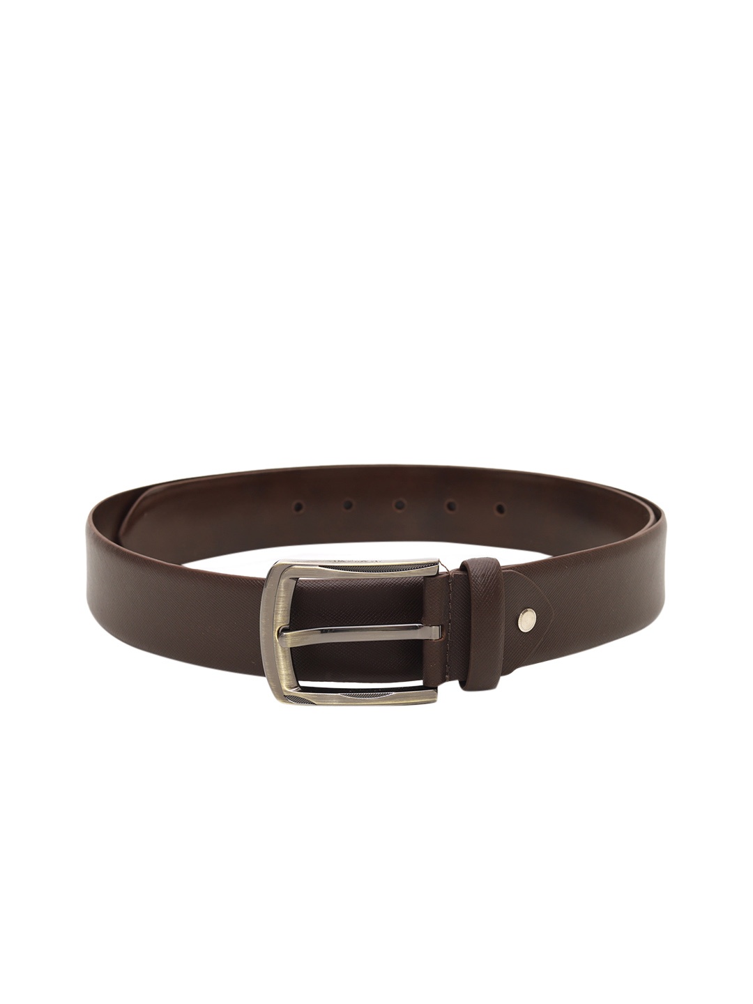 

Da Milano Men Brown Solid Leather Belt