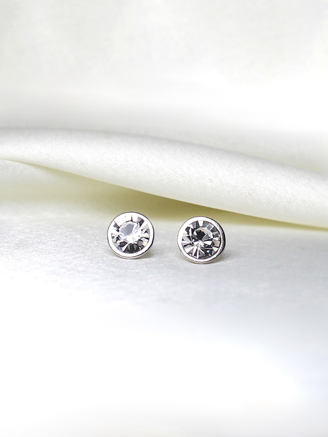 

GIVA 925 Sterling Silver Rhodium Plated Shine Zircon Earrings