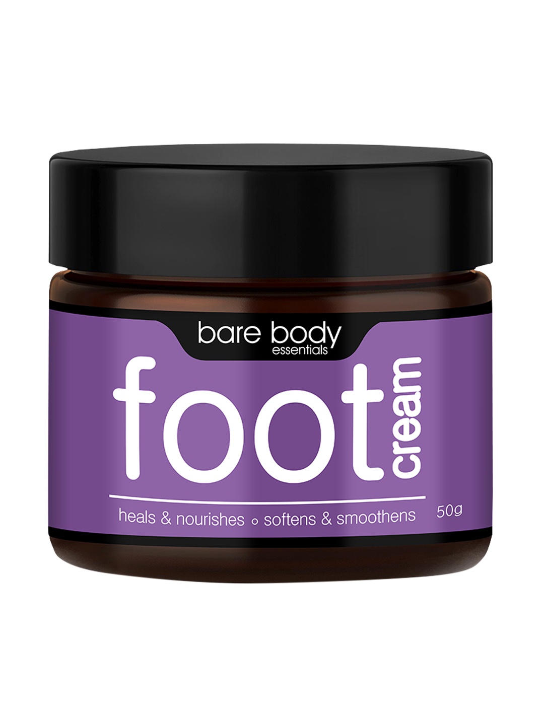 

bare body essentials Foot Cream 50 g, Black