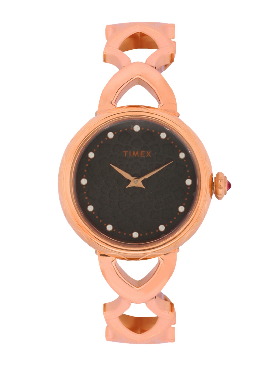 Timex Women Grey Analogue Watch - TWEL14204, Black