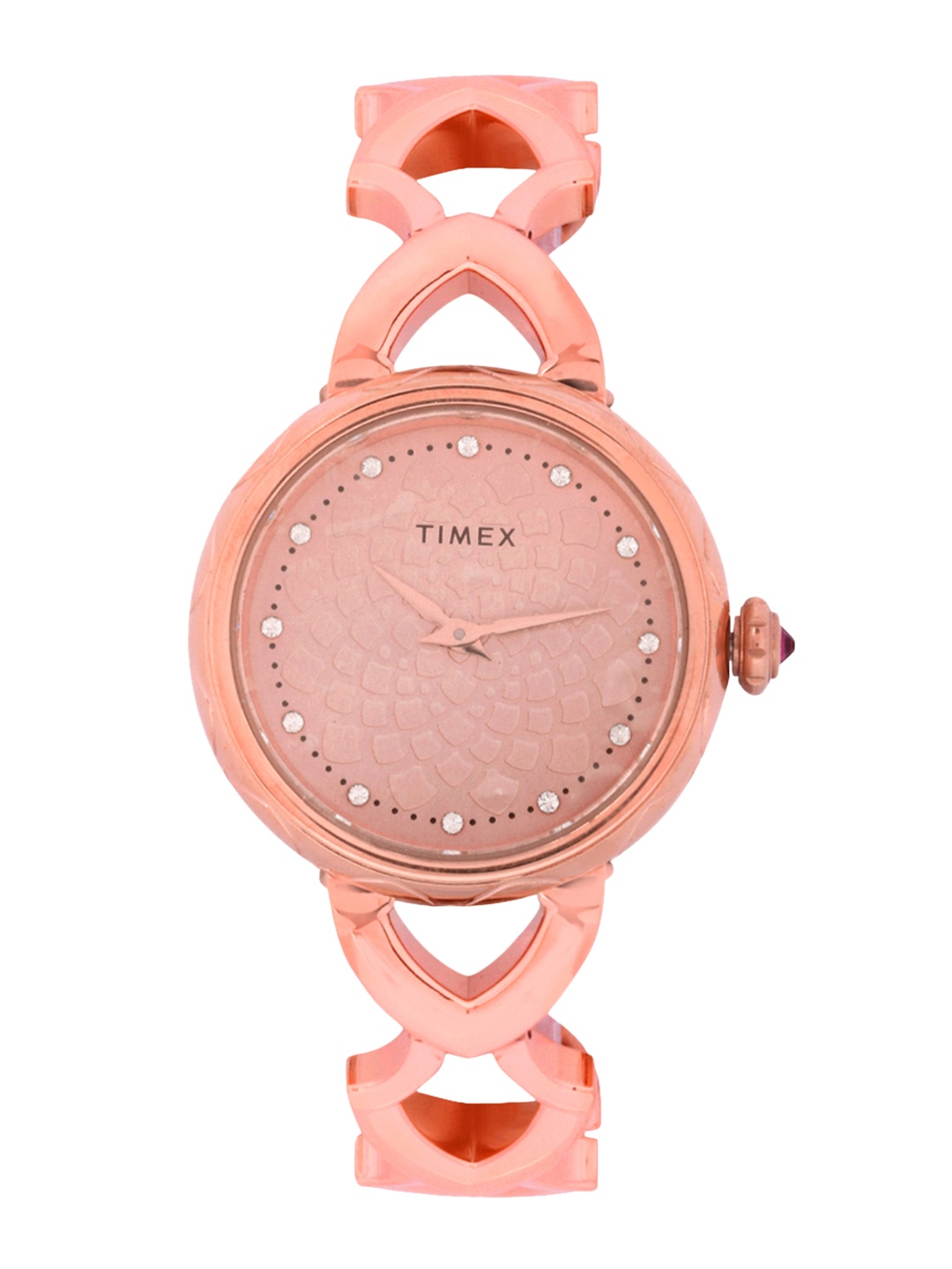 

Timex Women Rose Gold-Toned Analogue Watch - TWEL14202