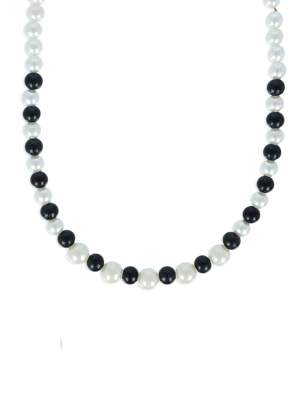 

AKSHARA Girls White & Black Synthetic Handcrafted Necklace