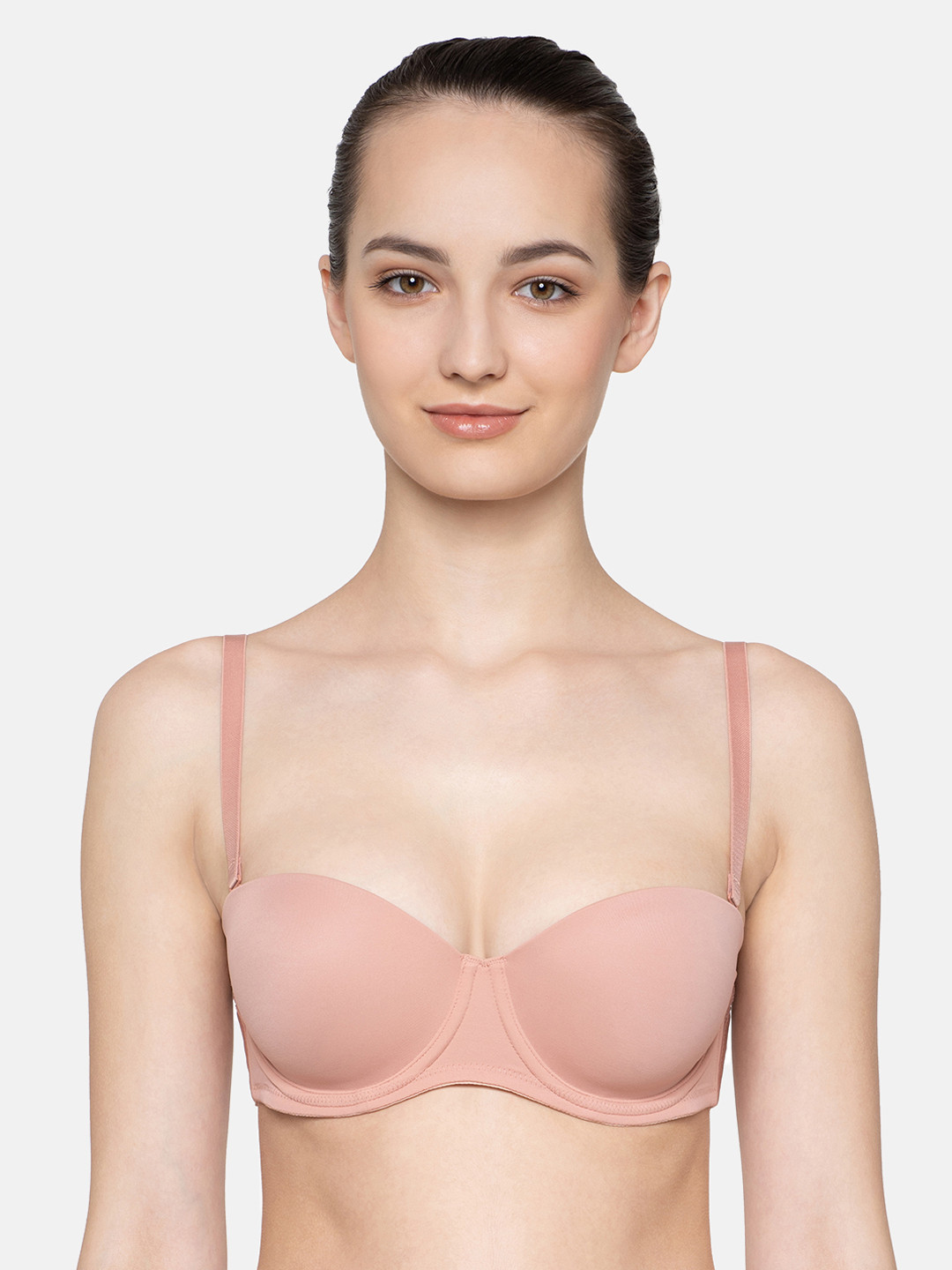 

Triumph Fashion 147 Modern Wired Half Cup Padded Detachable T-Shirt Bra, Nude