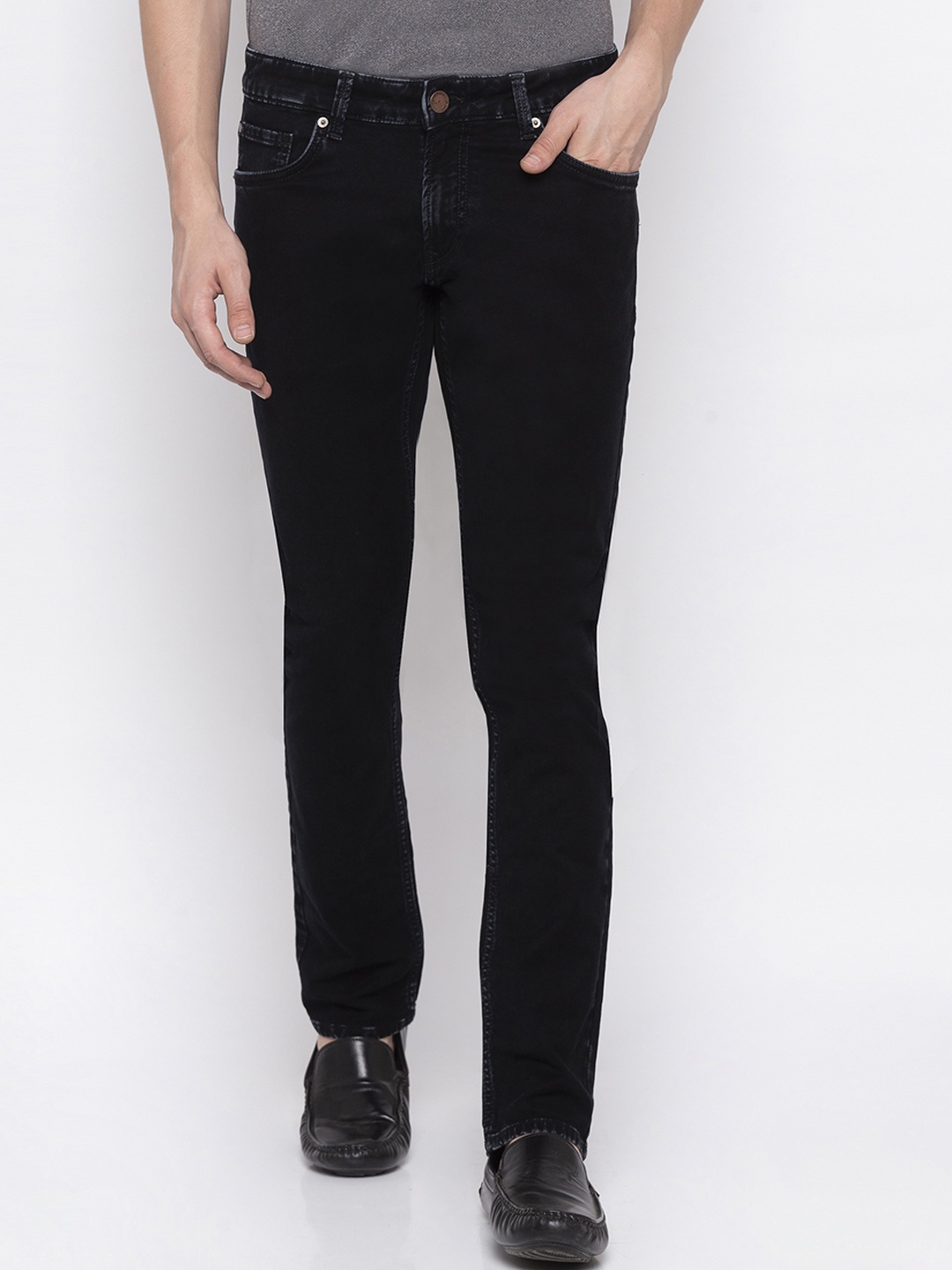 

SPYKAR Men Black Skinny Fit Low-Rise Clean Look Jeans