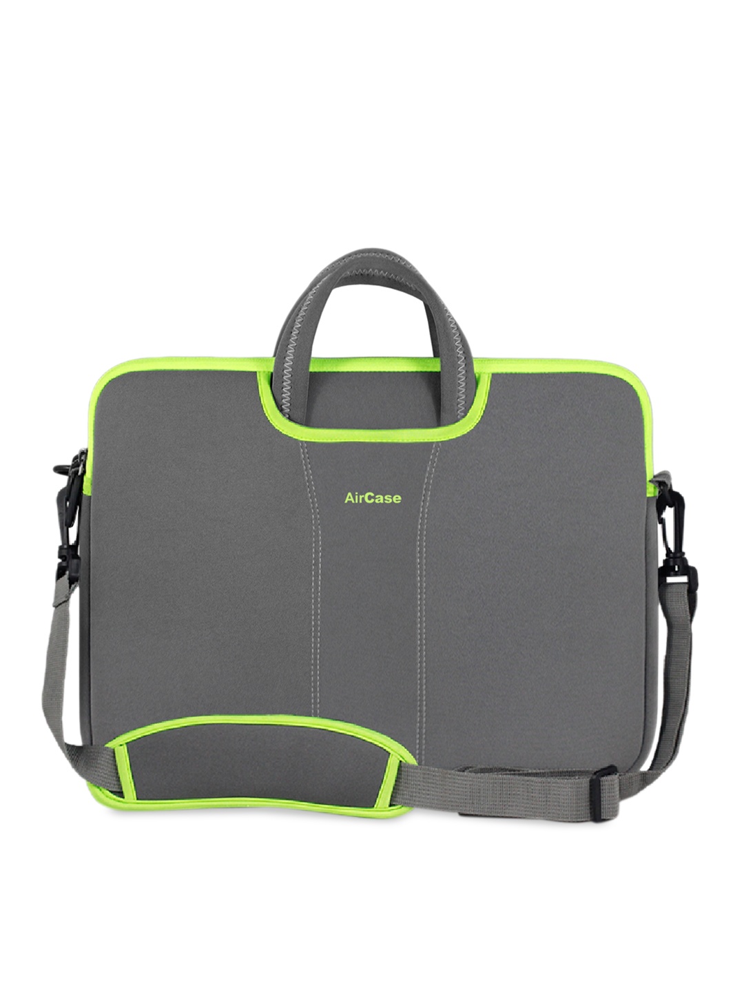 

AirCase Unisex Grey Solid 15.6 Inch Laptop Sleeve