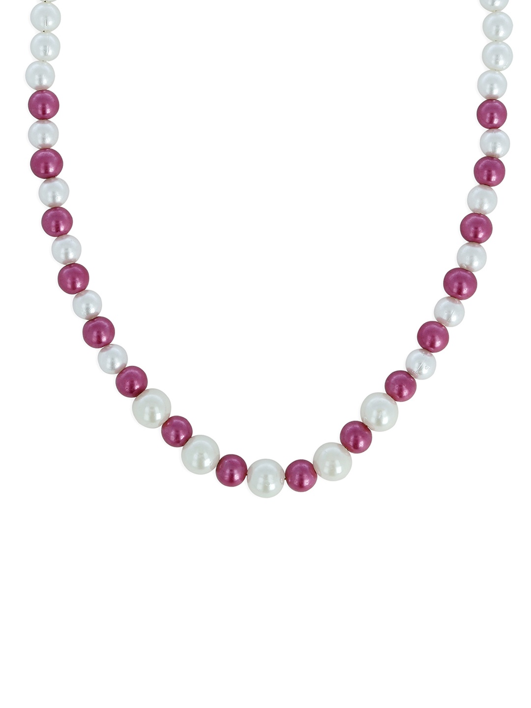 

AKSHARA Girls White & Pink Synthetic Handcrafted Necklace