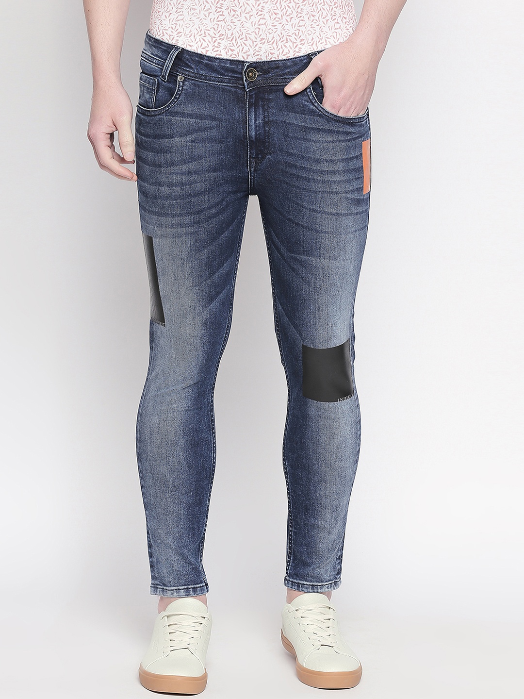 

Mufti Men Navy Blue Slim Fit Mid-Rise Clean Look Stretchable Jeans