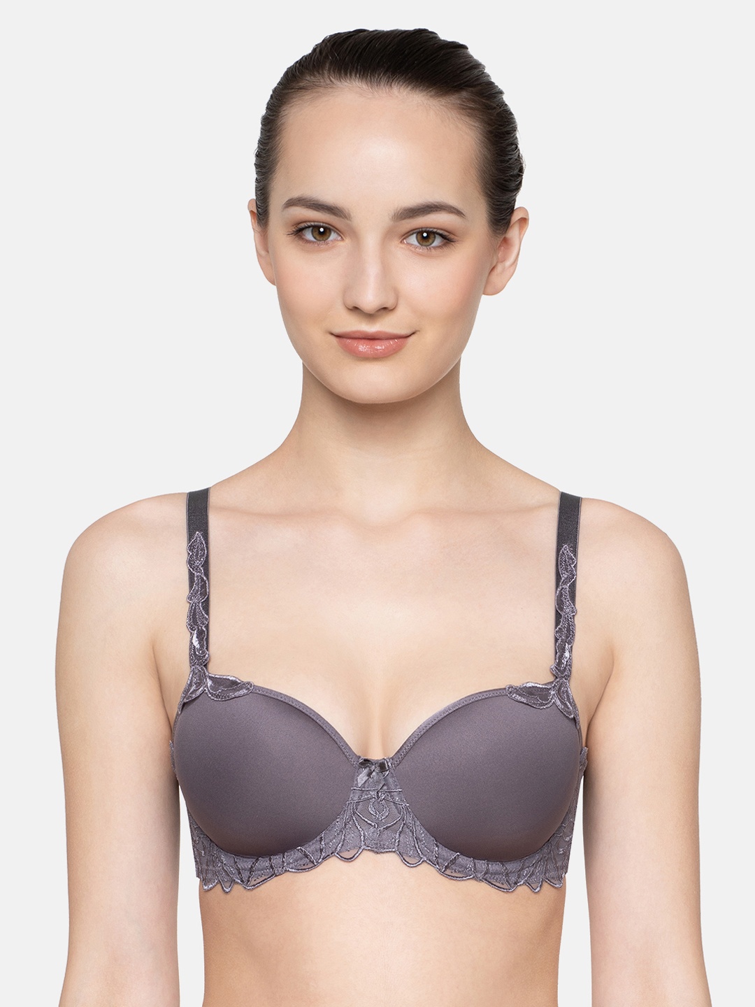 

Triumph Modern Finesse 01 Wired Padded Spacer Cup T-Shirt Bra, Grey