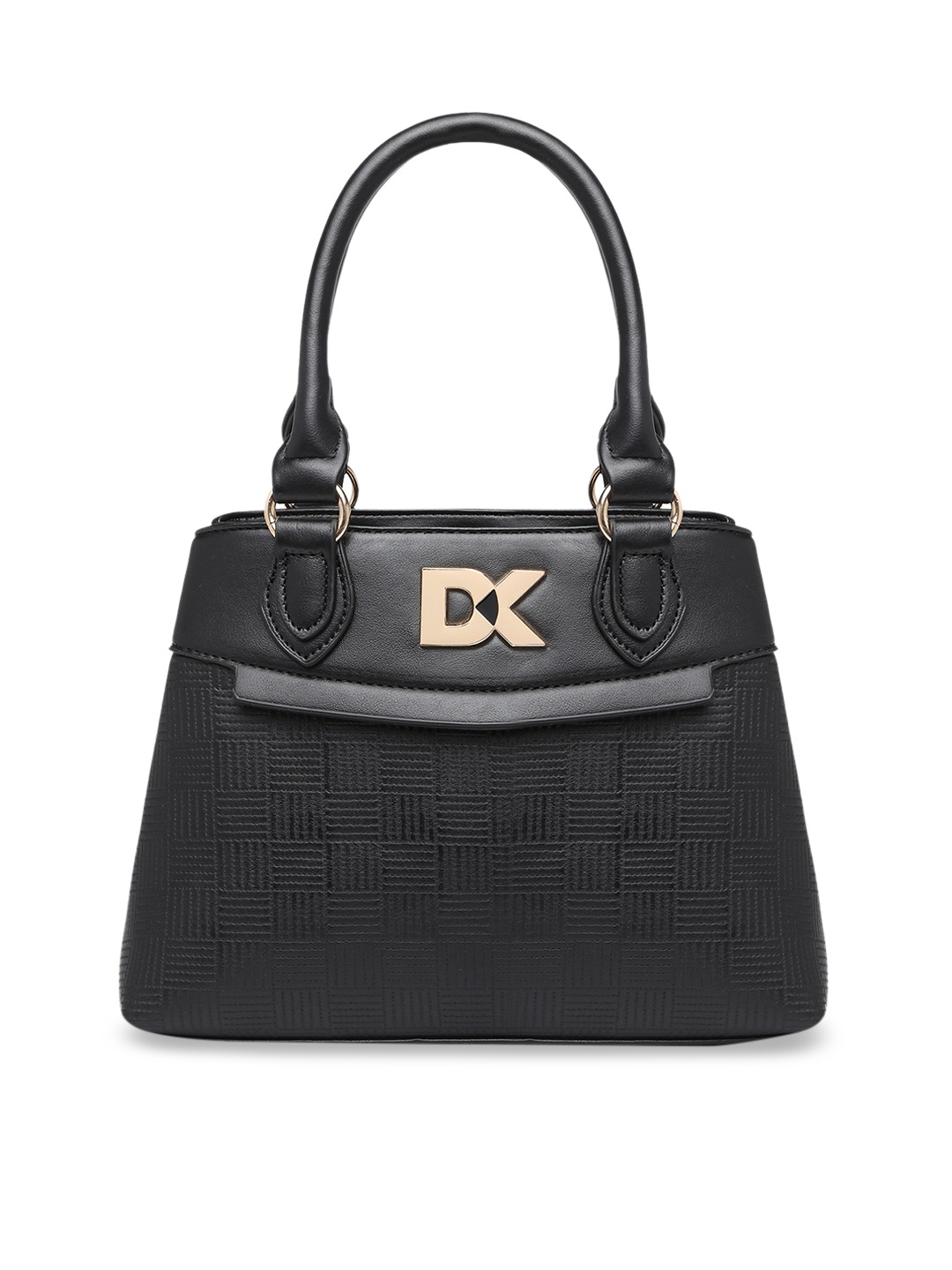 

Diana Korr Black Textured Handheld Bag