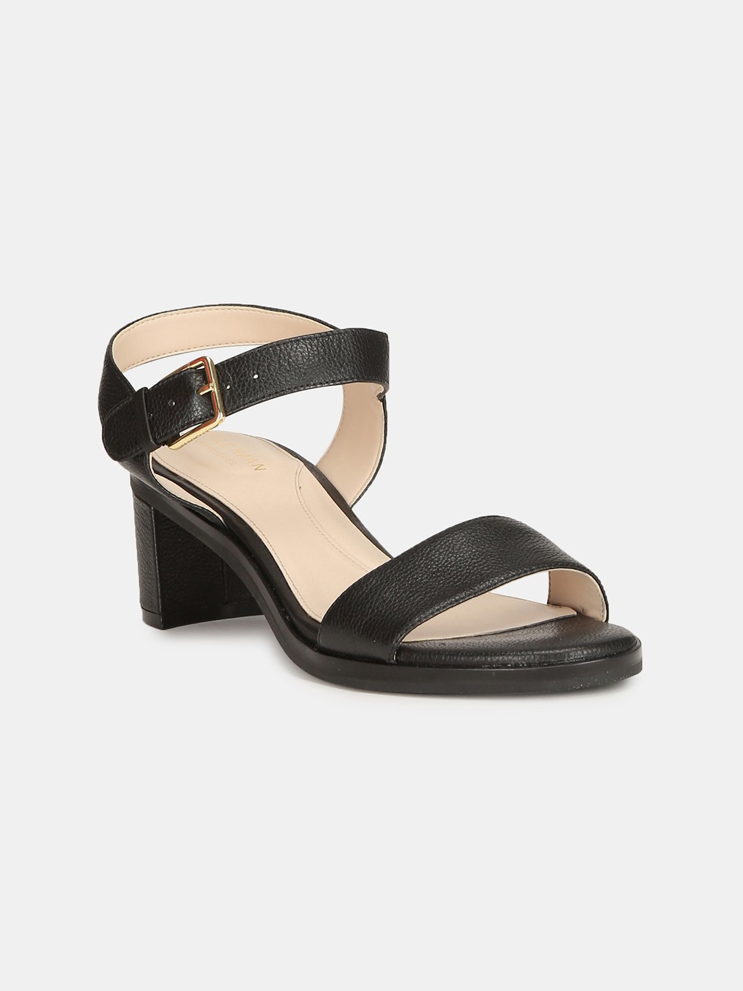 

Cole Haan Women Black Solid Leather Heels