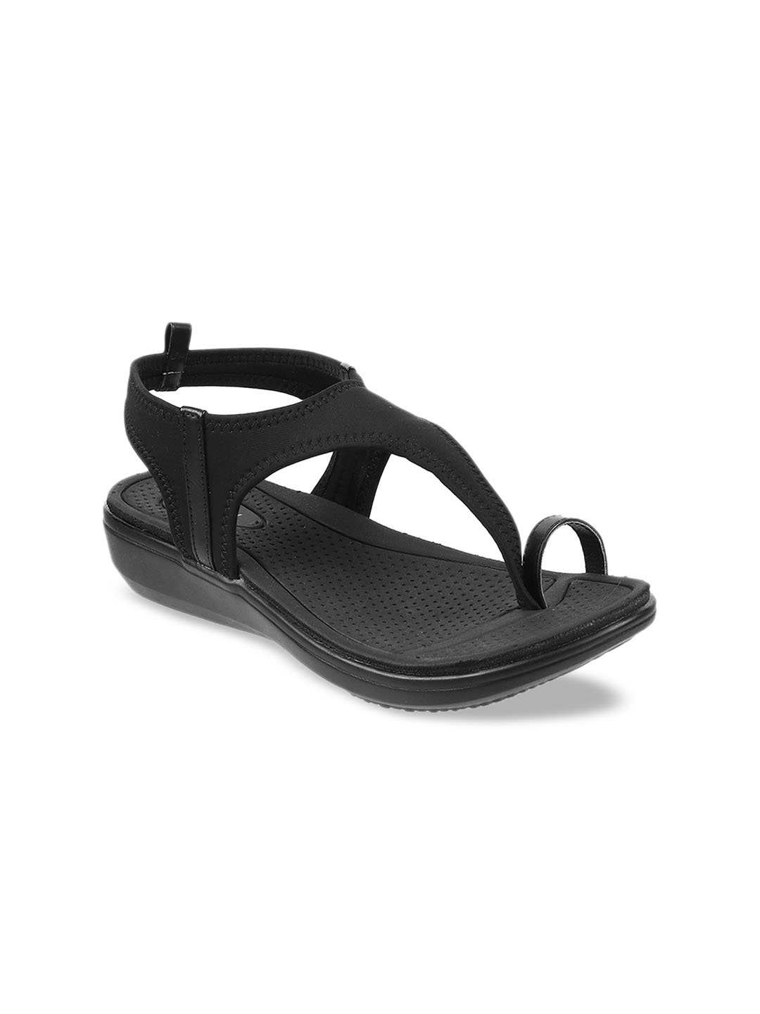 

WALKWAY by Metro Women Black Solid Comfort Heels