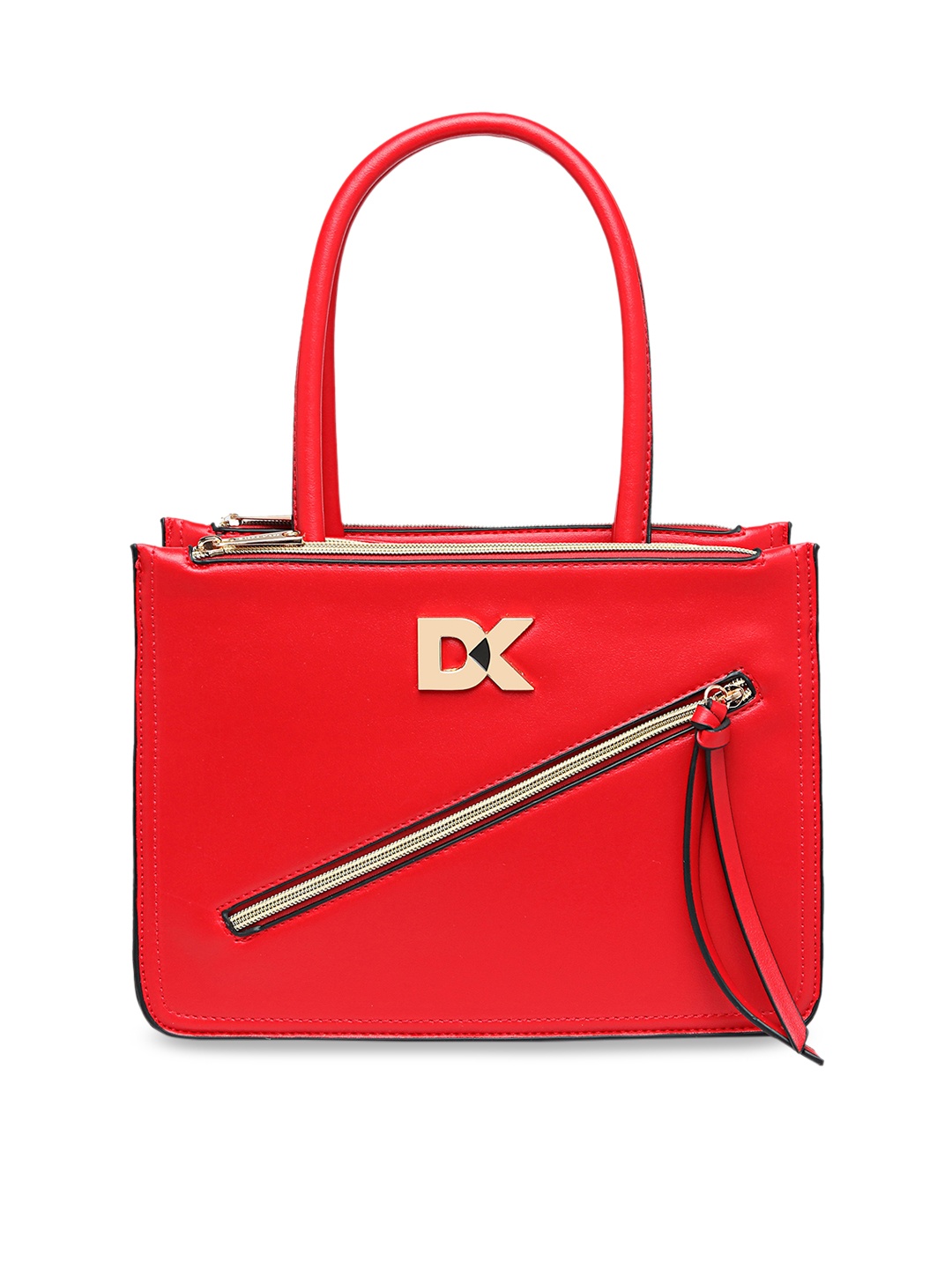 

Diana Korr Red Solid Handheld Bag