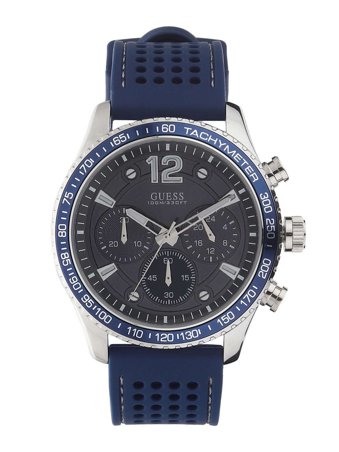 

GUESS Men Grey Analogue Chronograph Watch W0971G2